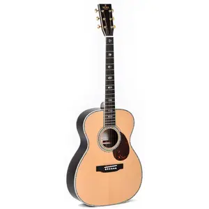 Comparateur de prix : Sigma Guitars SOMR-45 guitare folk avec housse