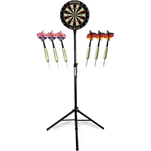 Non communiqué Stagecaptain DBS-1715 BullsEye Pro Jeu de fléchettes avec supportVendu parfnac