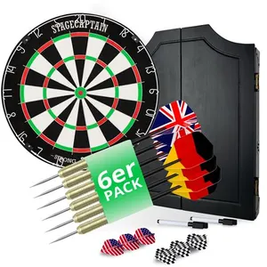 Stagecaptain DBC-1775 BK BullsEye Cible de Fléchettes avec Armoire en ...