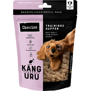 Bouchées d'entraînement Chewies pour chien - kangourou (175 g) pas cher