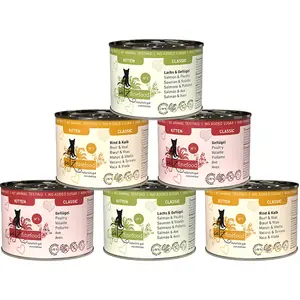 Comparateur de prix : 6x200g catz finefood lot mixte (3 variétés) - Pâtée pour chat