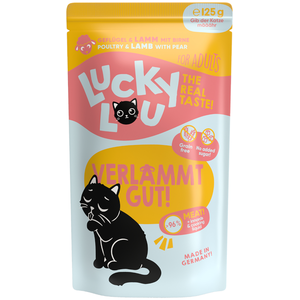 Lucky Lou adulte 16 x 125 g - Volaille & agneau pas cher