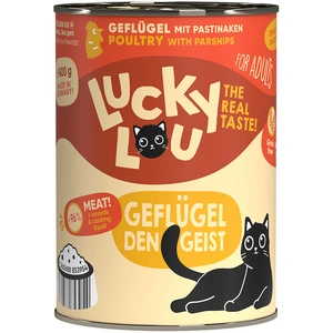 6x 400g Lucky Lou Lifestage adulte nourriture pour chat humide pas cher