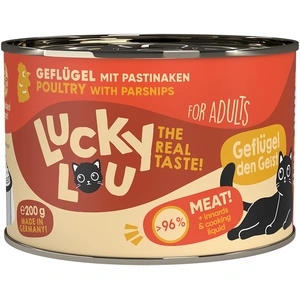 6x200g Lucky Lou Lifestage adulte nourriture pour chat humide pas cher