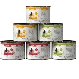 Comparateur de prix : catz finefood Senior 6 x 200 g pour chat  - lot mixte (3 variétés)