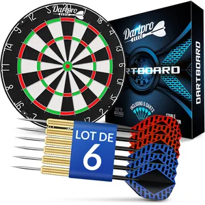 Comparateur de prix : DartPro Jeu de fléchettes - Jeu de fléchettes en sisal autorégénérant-...