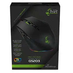 MediaRange MRGS203 souris Droitier USB Type-A Optique 5000 DPI MRGS203-60 pas cher