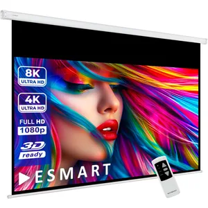 Comparateur de prix : ESMART Professionnel MIMOTO Écran de Projection Moteur 259 x 162 cm (1...