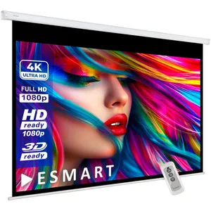 ESMART Economy EXM Toile moteur 140 x 79 cm (63") | Format 16:9 | Télé... pas cher