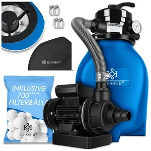 KESSER® Filtre à sable Système de filtration à sable + 700g de boules ... pas cher