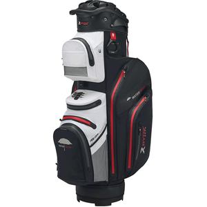RYDZ GEAR Cartbag Navigator, noir/blanc/rouge pas cher