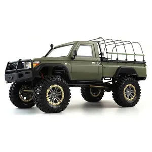 Comparateur de prix : Amewi Pick-Up RCX10PS Crawler 1/10 Kaki RTR Version PRO transmission métal