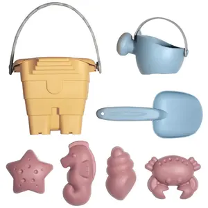 Comparateur de prix : Kindsgut Kit de jouets de sable pour bébé 6 pièces multicolore - seau Toni jaune -