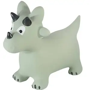 Comparateur de prix : Kindsgut Animal sauteur gonflable en plastique multicolore - rhino vert -