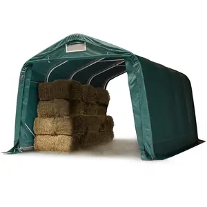Toolport - Abri tunnel robuste 3,3x4,8 m étanche bâche pvc 800N, vertVendu parkaufland