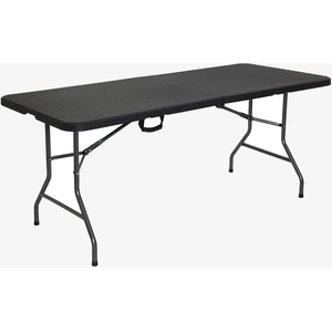 Comparateur de prix : AREBOS Table Pliante | Table de Buffet | Look rotin | Table de Jardin ...