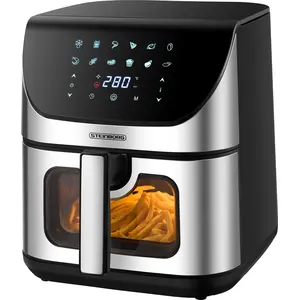 Steinborg Friteuse à air chaud 8 litres 4 en 1 Mini four Griller Cuire... pas cher