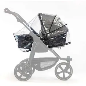 Habillage pluie pour poussette Mono 2 combi NOIR TFK pas cher