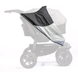 Paresoleil poussette Duo2 version sport 1 assise NOIR TFK pas cher