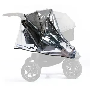 Habillage pluie poussette Duo2 version sport 1 assise NOIR TFK pas cher
