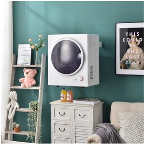MERAX Sèche-linge hublot évacuation 49,5cm 2,5kg,énergétique c,peut être monté au mur,blanc sèche-linge blanc pas cher