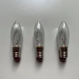 Saico E10 bougie striée ampoule de rechange 3 arcs d'éclairage extérie... pas cher