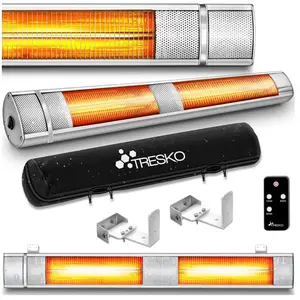 TRESKO Radiateur infrarouge extérieur 3000W | Chauffage radiant terras... pas cher