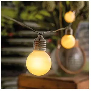 Comparateur de prix : Guirlande lumineuse - ESOTEC - GUS259 - 20 ampoules LED blanc chaud - 12 m - Solaire