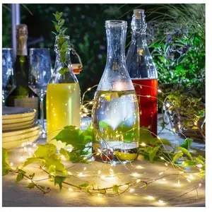 Guirlande solaire Verena 10 filaments de 10 leds blanc chaudVendu paramazon