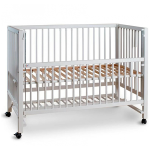Lit d'appoint XXL HAJO - TISSI - hêtre NATUREL - 120x60 cm pas cher