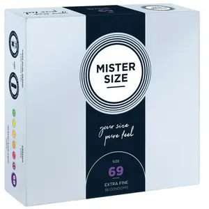 Comparateur de prix : Mister Size Préservatifs Lisses Extra Fins Taille 69 36 Unités