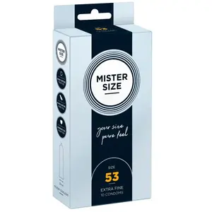 Comparateur de prix : Préservatifs mister size extrafins (53 mm)