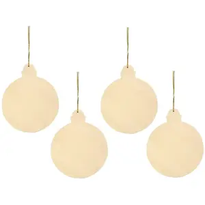 Suspension boules de Noël 11 cm, 4 pcesVendu paravenue-des-jeux