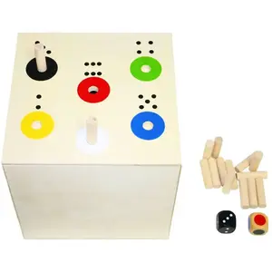 Eduplay Jeu bâtons dans la boîte 20cm, couleurs et chiffres 1-6 pas cher