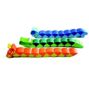 Eduplay Serpent puzzle bois motif animal 20 cm pas cher