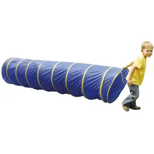 Eduplay Tunnel pour ramper bleu 175 cm pas cher