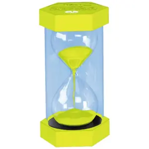 Sablier giga 30 cm, 45 min jaune