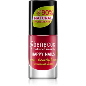 Benecos Happy Nails vernis à ongles traitant teinte Vintage Red 5 ml pas cher