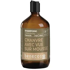 Benecos Shampoing Cheveux Normaux Chanvre Bio 500ml pas cher