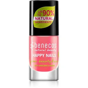 Benecos Happy Nails vernis à ongles traitant teinte Peach Sorbet 5 ml pas cher