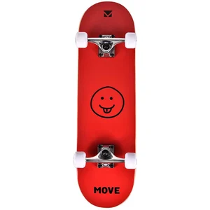 Skateboard - MÖVE - Smile Red - Bois - 71 cm - Enfant - Glisse urbaineVendu parcdiscount