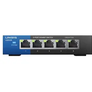 Linksys LGS105 - 5 (ports)/10/100/1000/Sans POE/Non manageable