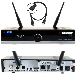 OCTAGON SF8008 UHD 4K Récepteur combo câble satellite & récepteur DVB-...