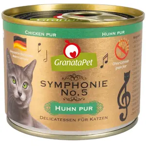 Comparateur de prix : 6x200g Symphonie pur poulet Granatapet - Nourriture pour Chat
