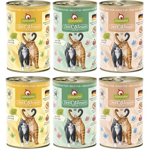 GranataPet DeliCatessen 6 x 400 g pour chat - lot mixte II PUR pas cher