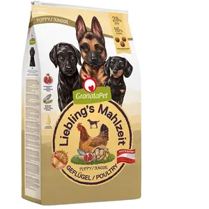 Comparateur de prix : 10kg Junior volaille pour chiot GranataPet Liebling's Mahlzeit - Croquettes pour chien