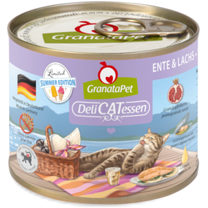 Granatapet DeliCatessen Menu d'été pour chat - canard, saumon (12 x 20... pas cher