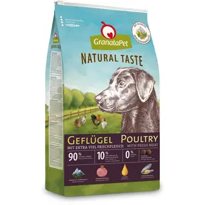 Comparateur de prix : GranataPet Natural Taste volaille pour chien - 12 kg