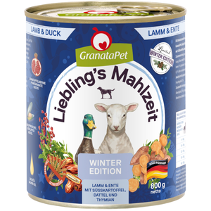 12 x 800 g GranataPet Liebling's Mahlzeit Rêve d'hiver - saverpack: ag... pas cher