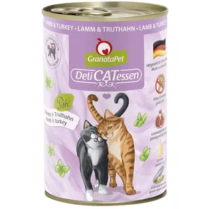 Comparateur de prix : 6x400g DeliCatessen canard / volaille Granatapet - Nourriture pour Chat